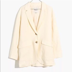 Madewell Cotton-Lined Relaxed Larsen Blazer
